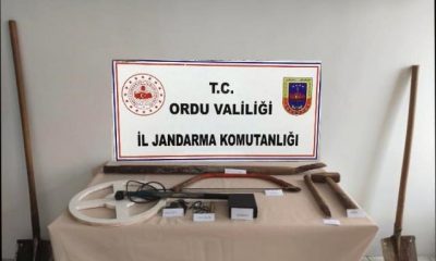 Ordu’da Kaçak Define Arayan 7 Kişi Yakalandı!