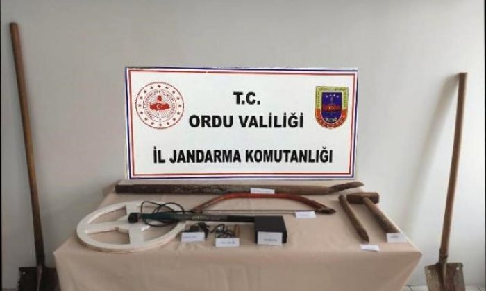 Ordu’da Kaçak Define Arayan 7 Kişi Yakalandı!