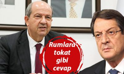 KKTC Cumhurbaşkanı Tatar’dan Rum lideri Anastasiadis’e tokat gibi cevap!