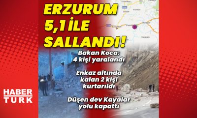 Erzurum’da 5,1 büyüklüğünde deprem!