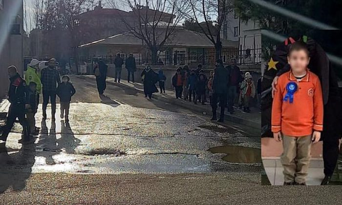 Okul Bahçesinde Feci Kaza