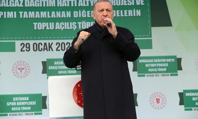 CUMHURBAŞKANI RECEP TAYYİP ERDOĞAN, GİRESUN’DAKİ TOPLU AÇILIŞ TÖRENİNDE KONUŞTU.
