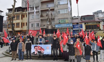 GÖRELE’DE PROTESTO EDİLDİ
